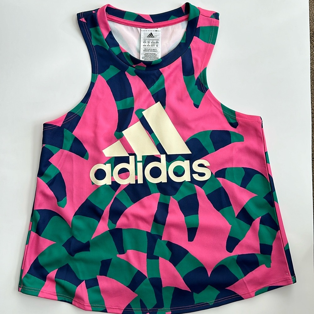 Adidas AEROREADY work out top with open back flap